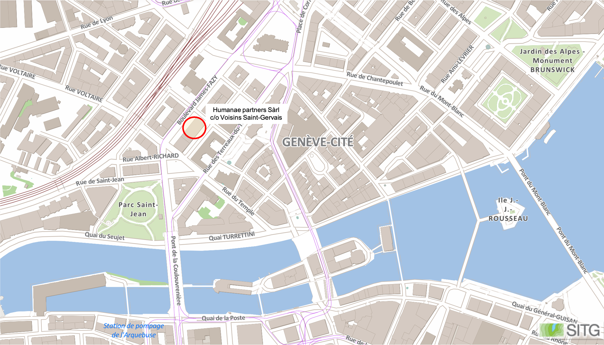250909_Carte-GE_Accès-humane-partners localisation carte humanae partners